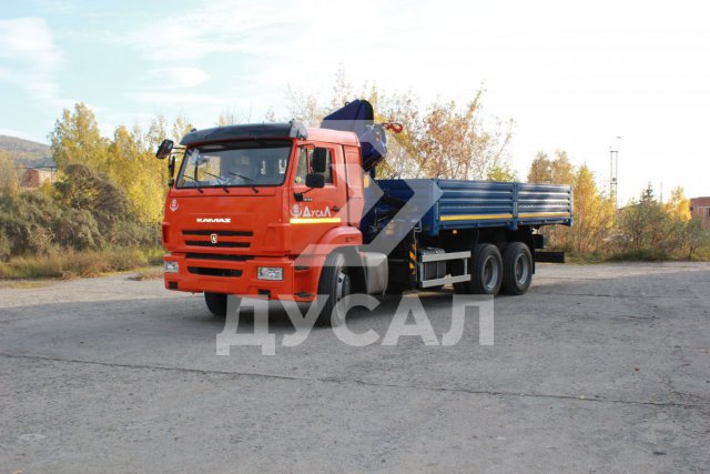 Бортовой КамАЗ 65115-50 с КМУ АНТ 12.2