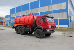 Автоцистерна вакуумная АКН-12 ОД на шасси КАМАЗ 43118