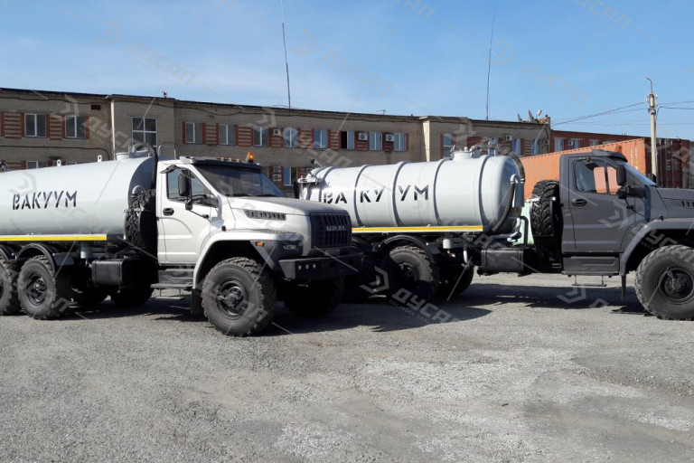 Вакуумная машина МВ-10 ОД на шасси УРАЛ NEXT 4320-72