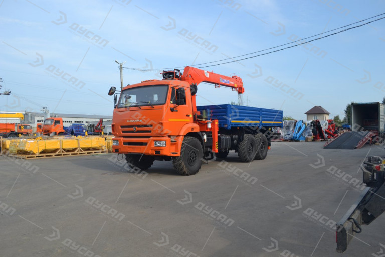 Бортовой КАМАЗ 43118-50 с КМУ KANGLIM KS-1256G-II