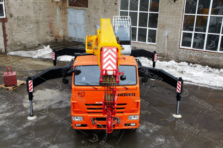Автокран "ИВАНОВЕЦ" КС-55744 серия "БУЛЬДОГ" на шасси КамАЗ 53605 (ОВОЙД)