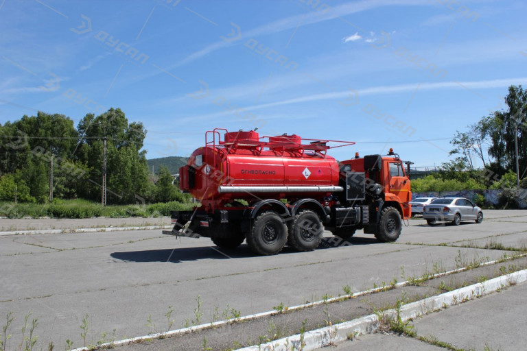 Автотопливозаправщик АТЗ-11/2 на шасси КАМАЗ 43118-50 (насос Benza)