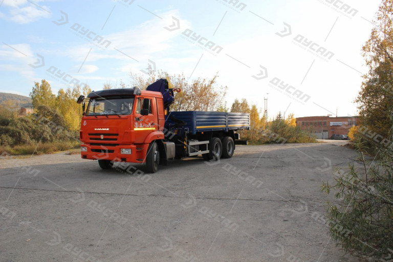 Бортовой КамАЗ 65115-50 с КМУ АНТ 12.2
