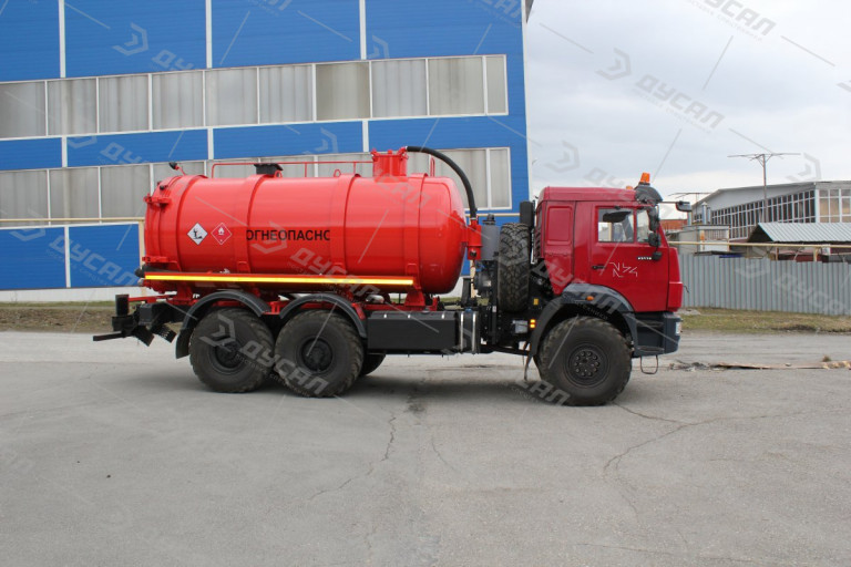Автоцистерна вакуумная АКН-12 ОД на шасси КАМАЗ 43118