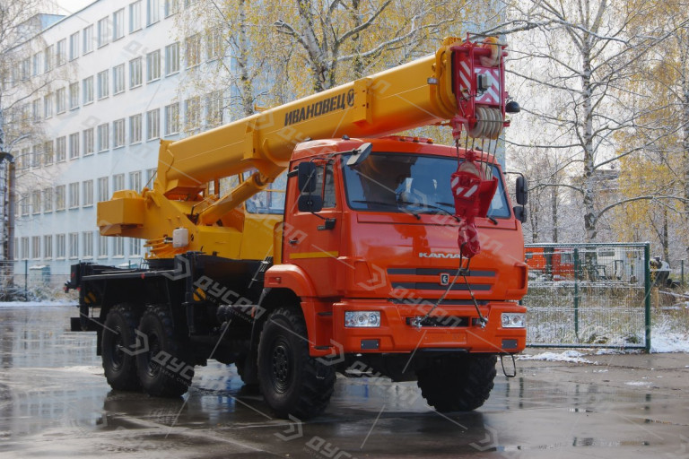 Автокран "ИВАНОВЕЦ" КС-35714К-2 на шасси КамАЗ 43118 (ОВОИД)