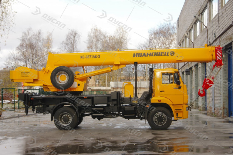 Автокран "ИВАНОВЕЦ" КС-35714К-3 на шасси КамАЗ 53605 (ОВОЙД)