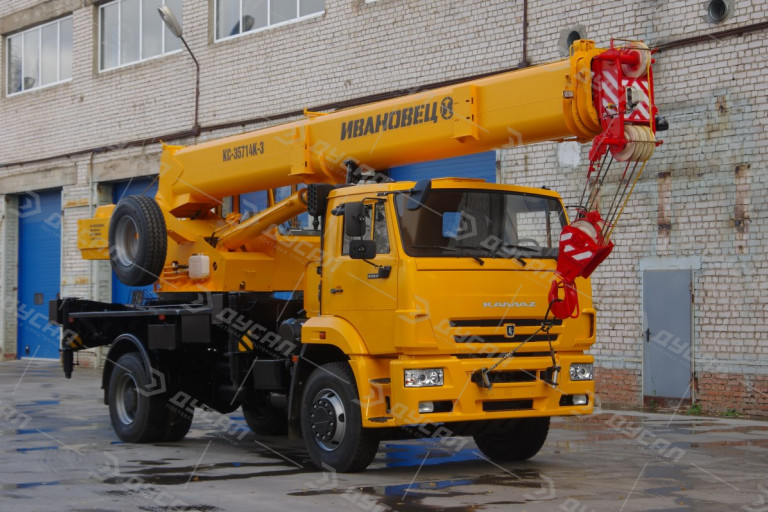 Автокран "ИВАНОВЕЦ" КС-35714К-3 на шасси КамАЗ 53605 (ОВОЙД)