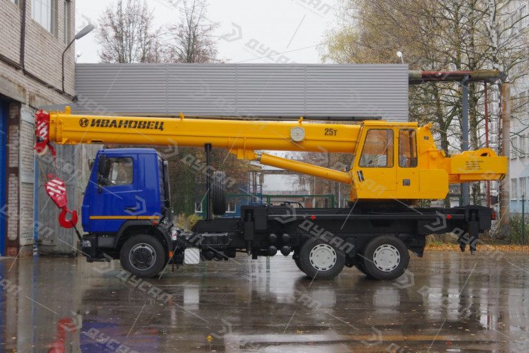 Автокран "ИВАНОВЕЦ" КС-45717А-1 на шасси МАЗ 6312С3 (ОВОИД)