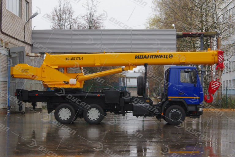 Автокран "ИВАНОВЕЦ" КС-45717А-1 на шасси МАЗ 6312С3 (ОВОИД)