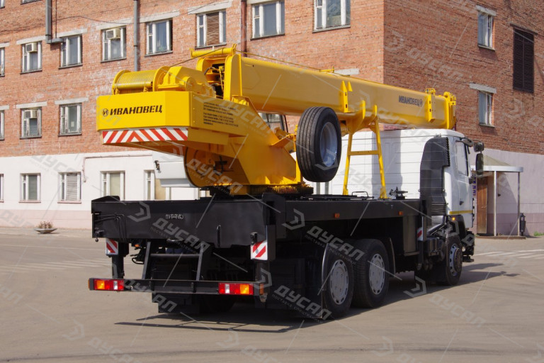 Автокран "ИВАНОВЕЦ" КС-45717А-1Р на шасси МАЗ 6312С3 (ОВОИД)