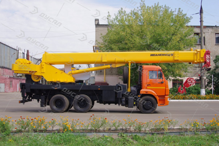 Автокран"ИВАНОВЕЦ" КС-45717К-1Р на шасси КамАЗ 65115 (ОВОИД)