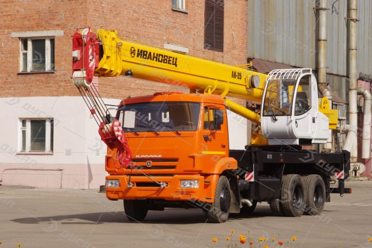 Автокран"ИВАНОВЕЦ" КС-45717К-1Р на шасси КамАЗ 65115 (ОВОИД)