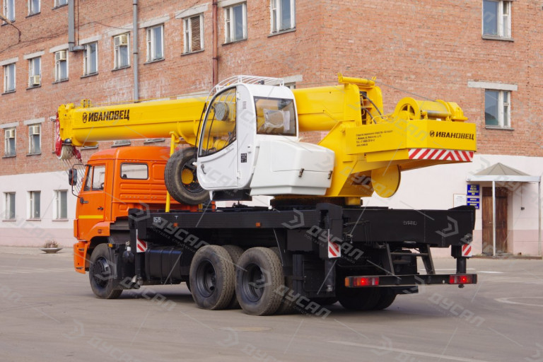 Автокран"ИВАНОВЕЦ" КС-45717К-1Р на шасси КамАЗ 65115 (ОВОИД)