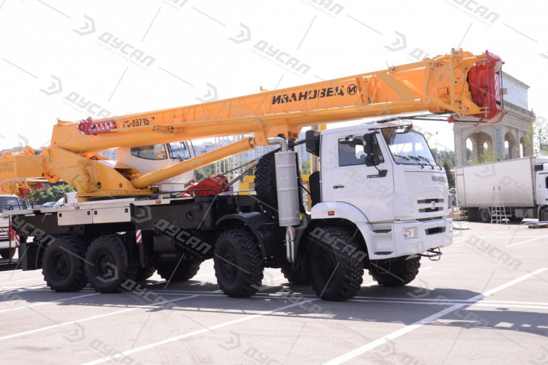 Автокран "ИВАНОВЕЦ" КС-55735-7 на шасси КамАЗ 63501 (ОВОИД)