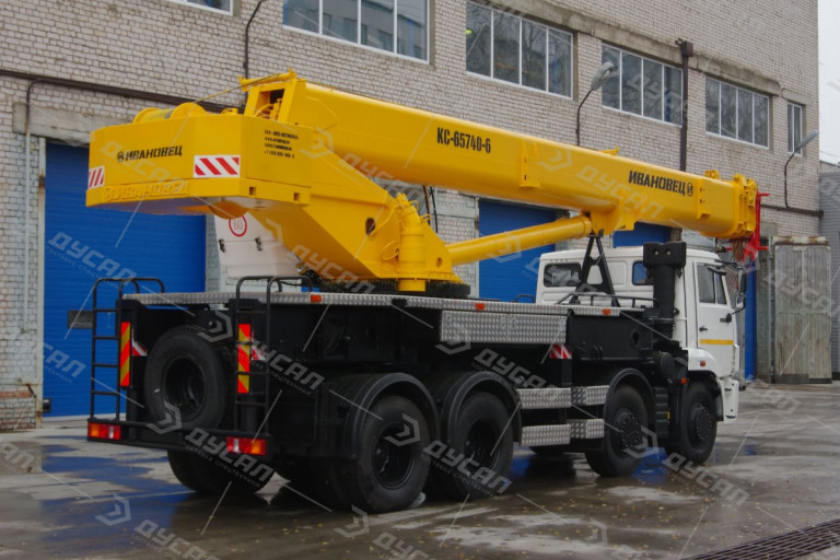 Автокран "ИВАНОВЕЦ" КС-65740-6 на шасси КамАЗ 6540 (ОВОИД)