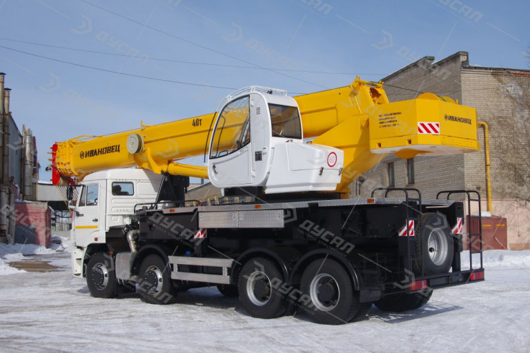 Автокран "ИВАНОВЕЦ" КС-65740-8 на шасси КамАЗ 65201 (ОВОИД)