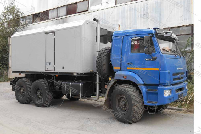 ППУА 1600/100 на шасси КамАЗ 43118-50 со спальным местом