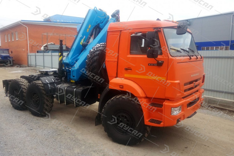 Седельный тягач КАМАЗ 43118-50 с КМУ ИМ-180