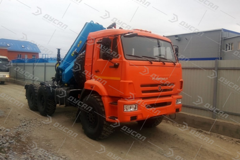 Седельный тягач КАМАЗ 43118-50 с КМУ ИМ-180