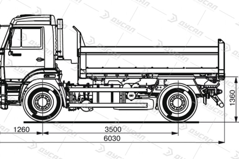 Самосвал КАМАЗ 43253-69 (G5)