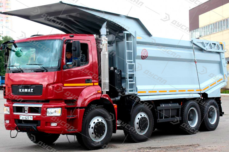 Самосвал КАМАЗ 65801 8х4 БЕЦЕМА ФОРМАТ СКАЛА V=20 м³