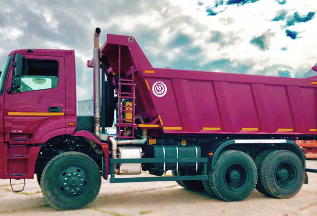 Самосвал КАМАЗ 65802 (6х6) БЕЦЕМА (V=16 м³)