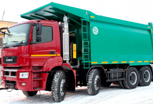 Самосвал-углевоз КАМАЗ 65801 8х4 БЕЦЕМА ФОРМАТ УГОЛЬ V=28 м³