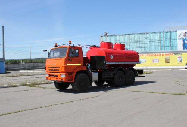 Автотопливозаправщик АТЗ-11/2 на шасси КАМАЗ 43118-50 (насос Benza)