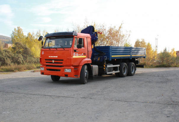 Бортовой КамАЗ 65115-50 с КМУ АНТ 12.2