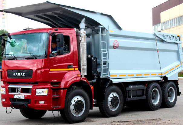 Самосвал КАМАЗ 65801 8х4 БЕЦЕМА ФОРМАТ СКАЛА V=20 м³