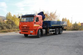 Бортовой КамАЗ 65115-50 с КМУ АНТ 12.2
